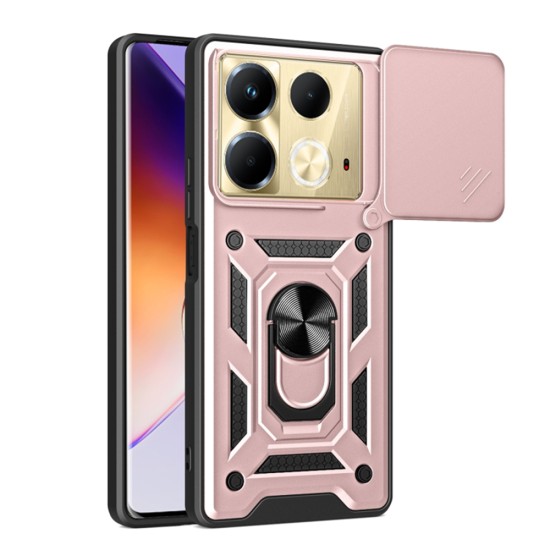 Husa pentru Infinix Note 40 - Techsuit CamShield Series - Rose Gold