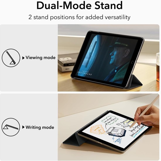 Husa pentru iPad 10.2 (2019 / 2020 / 2021) - ESR Ascend Trifold - Jelly Black