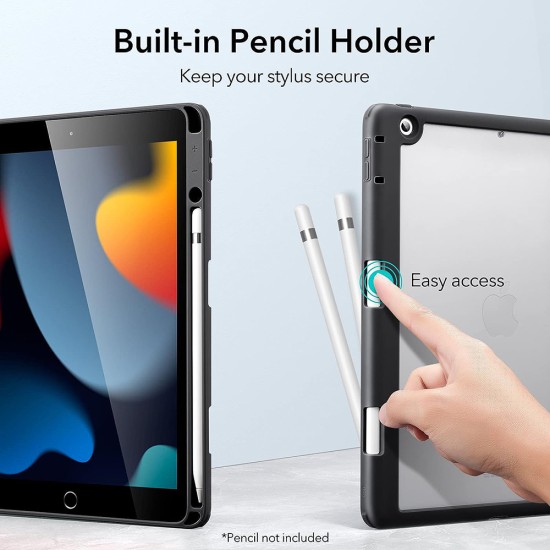 Husa pentru iPad 10.2 (2019 / 2020 / 2021) - ESR Rebound Hybrid Pro - Black