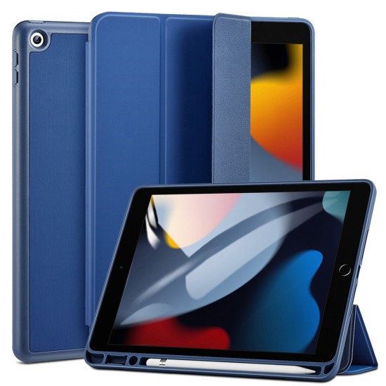 Husa pentru iPad 10.2 (2019 / 2020 / 2021) - ESR Rebound Pencil - Navy Blue