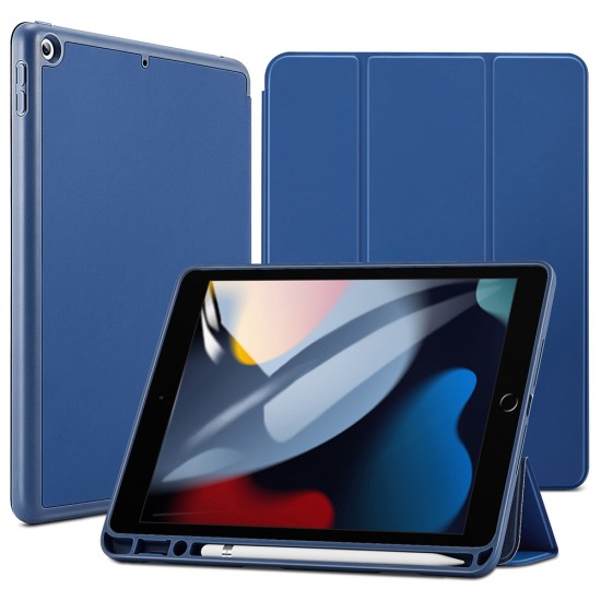 Husa pentru iPad 10.2 (2019 / 2020 / 2021) - ESR Rebound Pencil - Navy Blue