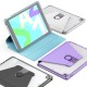 Husa pentru iPad 10.2 (2019/2020/2021) - Techsuit Crystal Vision - Bleu