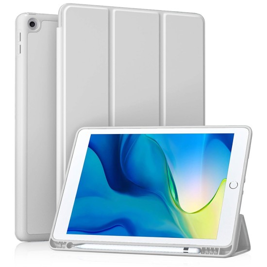 Husa pentru iPad 10.2 (2019 / 2020 / 2021) - Techsuit Flex Trifold - Gray