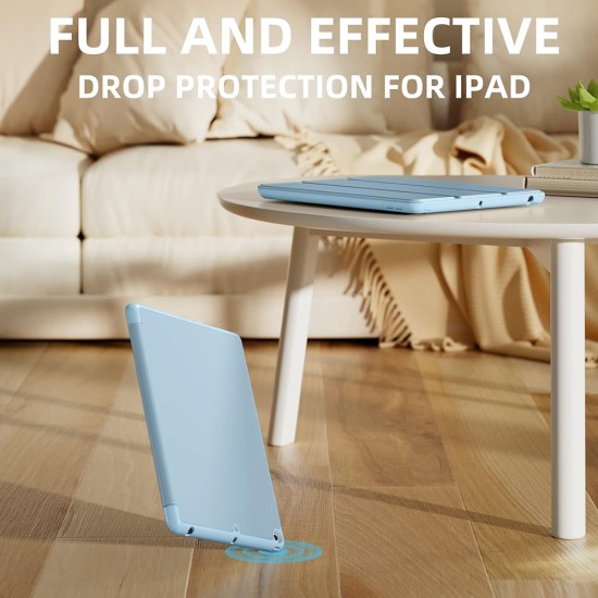 Husa pentru iPad 10.2 (2019 / 2020 / 2021) - Techsuit Flex Trifold - Sky Blue