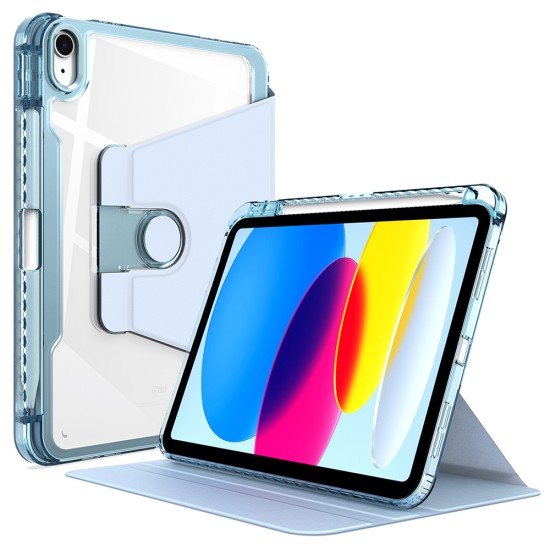 Husa pentru iPad 10 (2022) 10.9 - Techsuit Crystal Vision - Bleu