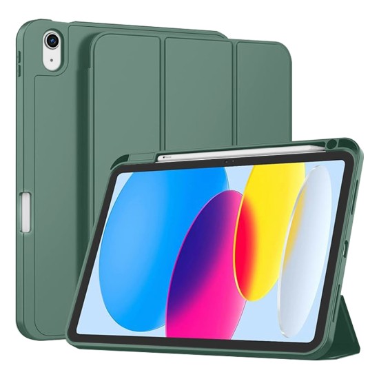 Husa pentru iPad 10 (2022) 10.9 - Techsuit Flex Trifold - Green