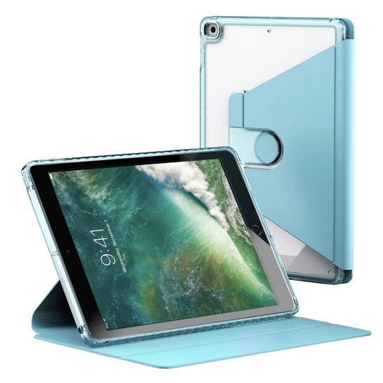 Husa pentru iPad 9.7 (2017 / 2018) - Techsuit Crystal Vision - Bleu