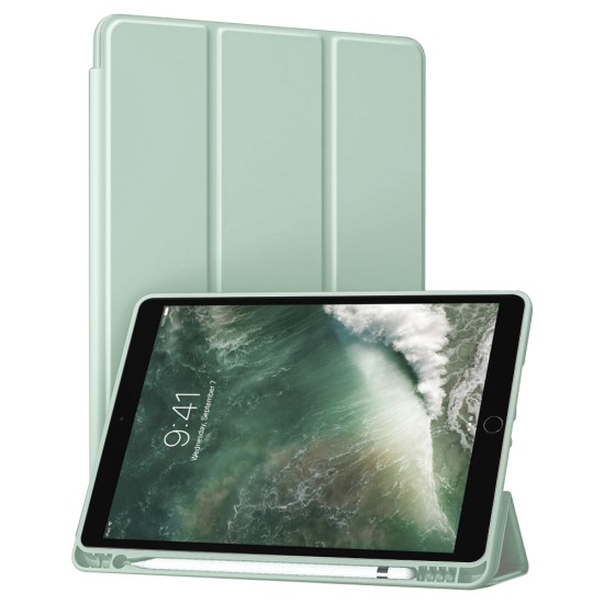 Husa pentru iPad Air 10.5 2019 / iPad Pro 10.5 2017 - Techsuit Flex Trifold - Matcha Green