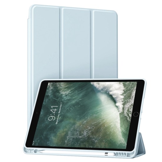 Husa pentru iPad Air 10.5 2019 / iPad Pro 10.5 2017 - Techsuit Flex Trifold - Sky Blue