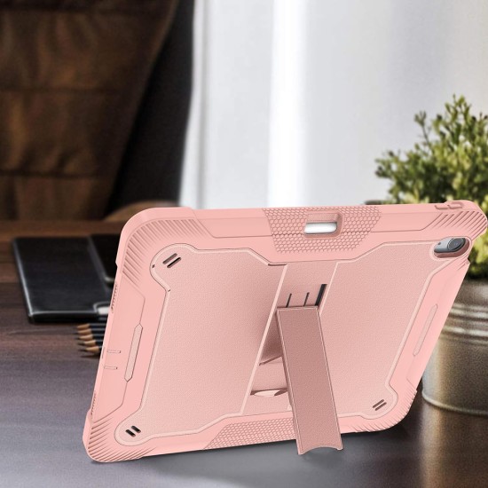 Husa pentru iPad Air 11 (2024) + Folie - Techsuit Rugged TabShell - Rose Gold