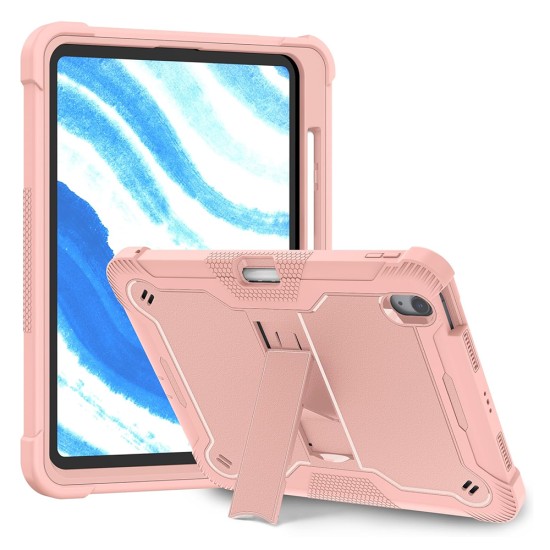 Husa pentru iPad Air 11 (2024) + Folie - Techsuit Rugged TabShell - Rose Gold