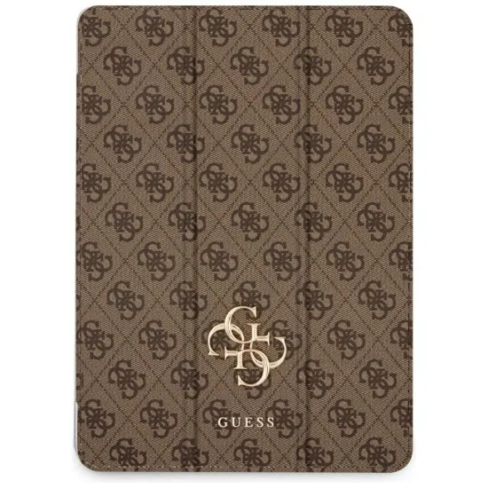 Husa pentru iPad Air 11 (2024) - Guess Magnetic 4G Big Logo (GUFC11RM24PS4SGW) - Brown