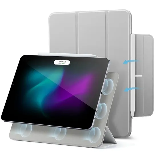 Husa pentru iPad Air 13 (2024) - ESR Rebound Magnetic - Grey Husa pentru iPad Air 13 (2024) - ESR Rebound Magnetic - Grey