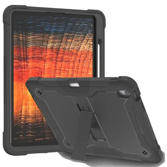 Husa pentru iPad Air 13 (2024) + Folie - Techsuit Rugged TabShell - Black