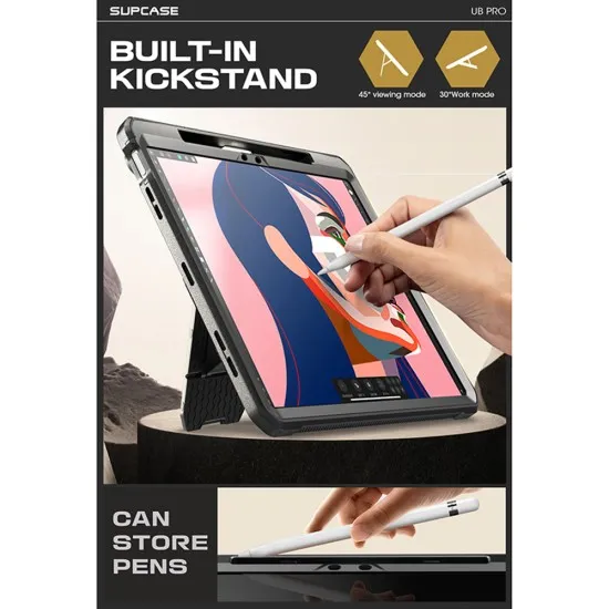 Husa pentru iPad Air 13 (2024) - Supcase Unicorn Beetle Pro - White Husa pentru iPad Air 13 (2024) - Supcase Unicorn Beetle Pro - White