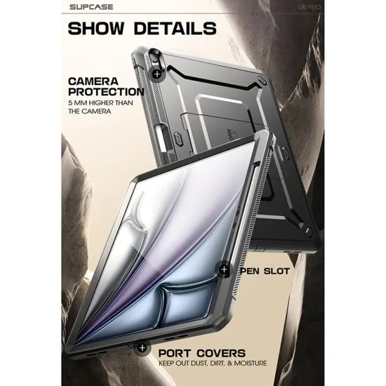 Husa pentru iPad Air 13 (2024) - Supcase Unicorn Beetle Pro - White Husa pentru iPad Air 13 (2024) - Supcase Unicorn Beetle Pro - White