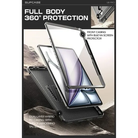 Husa pentru iPad Air 13 (2024) - Supcase Unicorn Beetle Pro - White Husa pentru iPad Air 13 (2024) - Supcase Unicorn Beetle Pro - White