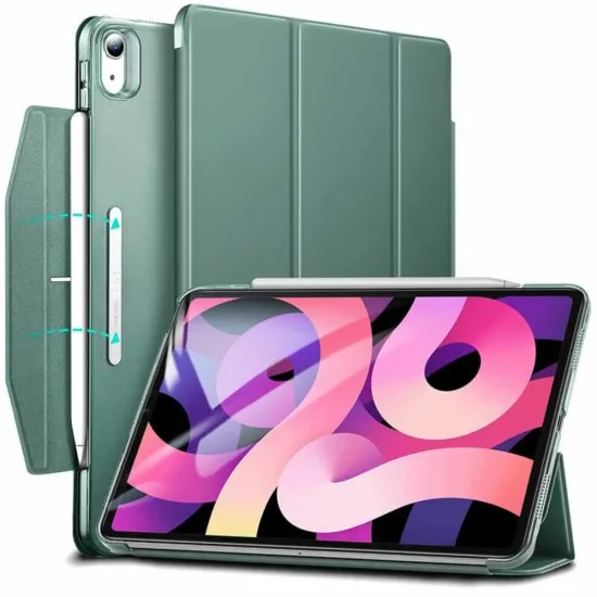 Husa pentru iPad Air 4 (2020) / Air 5 (2022) / Air 11 (2024) - ESR Ascend Trifold - Forest Green Husa pentru iPad Air 4 (2020) / Air 5 (2022) / Air 11 (2024) - ESR Ascend Trifold - Forest Green