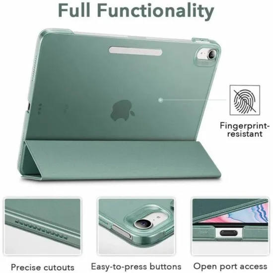 Husa pentru iPad Air 4 (2020) / Air 5 (2022) / Air 11 (2024) - ESR Ascend Trifold - Forest Green Husa pentru iPad Air 4 (2020) / Air 5 (2022) / Air 11 (2024) - ESR Ascend Trifold - Forest Green