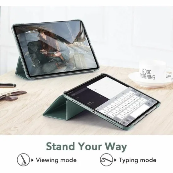 Husa pentru iPad Air 4 (2020) / Air 5 (2022) / Air 11 (2024) - ESR Ascend Trifold - Forest Green Husa pentru iPad Air 4 (2020) / Air 5 (2022) / Air 11 (2024) - ESR Ascend Trifold - Forest Green