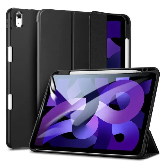 Husa pentru iPad Air 4 (2020) / Air 5 (2022) / Air 11 (2024) - ESR Rebound Pencil - Black