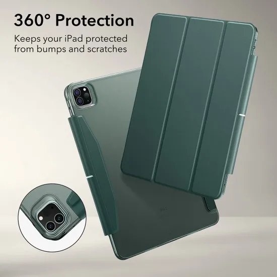 Husa pentru iPad Pro 11 2021 / 2022 - ESR Ascend Trifold - Forest Green Husa pentru iPad Pro 11 2021 / 2022 - ESR Ascend Trifold - Forest Green