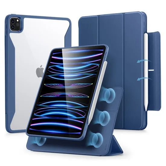 Husa pentru iPad Pro 11 2021 / 2022 - ESR Rebound Hybrid - Navy Blue Husa pentru iPad Pro 11 2021 / 2022 - ESR Rebound Hybrid - Navy Blue