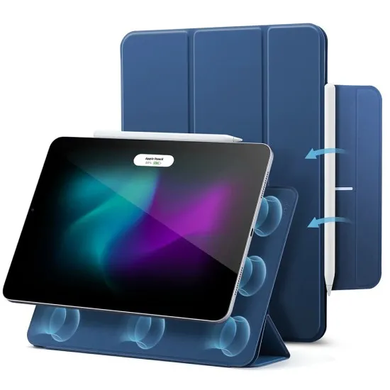 Husa pentru iPad Pro 11 (2024) - ESR Rebound Magnetic - Navy Blue Husa pentru iPad Pro 11 (2024) - ESR Rebound Magnetic - Navy Blue