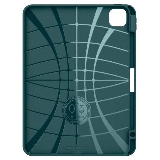 Husa pentru iPad Pro 11 (2024) - Spigen Urban Fit - Midnight Green Husa pentru iPad Pro 11 (2024) - Spigen Urban Fit - Midnight Green