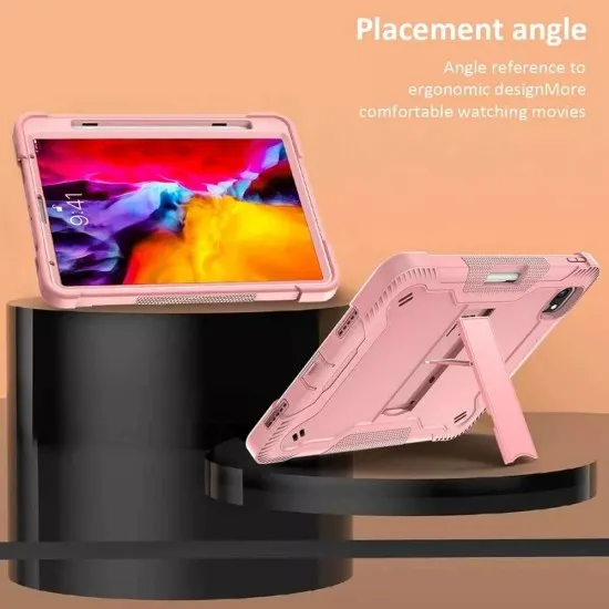 Husa pentru iPad Pro 12.9 (2018 / 2020 / 2021 / 2022) + Folie - Techsuit Rugged TabShell - Black Husa pentru iPad Pro 12.9 (2018 / 2020 / 2021 / 2022) + Folie - Techsuit Rugged TabShell - Black