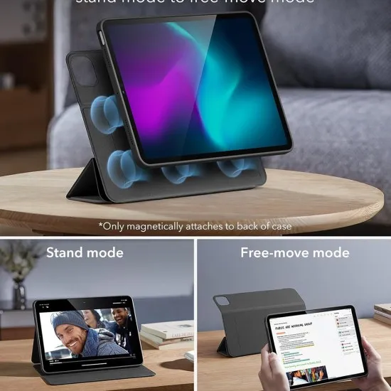 Husa pentru iPad Pro 13 (2024) - ESR Rebound Hybrid - Pink Husa pentru iPad Pro 13 (2024) - ESR Rebound Hybrid - Pink