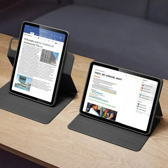 Husa pentru iPad Pro 13 (2024) - ESR Rebound Hybrid - Pink Husa pentru iPad Pro 13 (2024) - ESR Rebound Hybrid - Pink