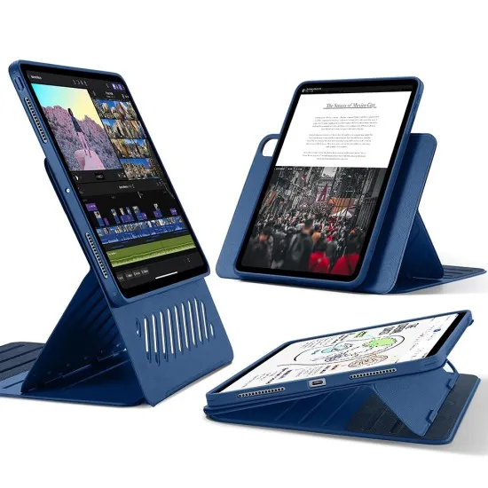 Husa pentru iPad Pro 13 (2024) - ESR Shift Magnetic - Blue Husa pentru iPad Pro 13 (2024) - ESR Shift Magnetic - Blue