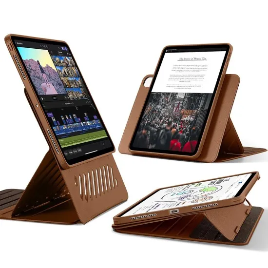 Husa pentru iPad Pro 13 (2024) - ESR Shift Magnetic - Brown Husa pentru iPad Pro 13 (2024) - ESR Shift Magnetic - Brown