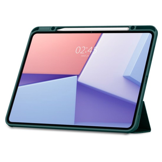 Husa pentru iPad Pro 13 (2024) - Spigen Urban Fit - Midnight Green Husa pentru iPad Pro 13 (2024) - Spigen Urban Fit - Midnight Green