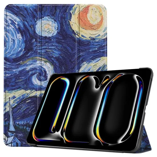 Husa pentru iPad Pro 13 (2024) - Techsuit FoldPro - Starry Night Husa pentru iPad Pro 13 (2024) - Techsuit FoldPro - Starry Night