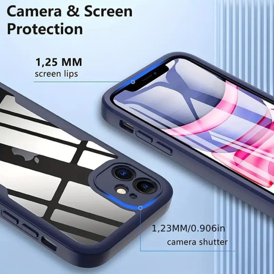 Husa pentru iPhone 11 + Folie - Techsuit ColorVerse 360 Series - Blue