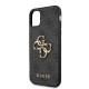 Husa pentru iPhone 11 - Guess Hardcase 4G Big Metal Logo (GUHCN614GMGGR) - Grey