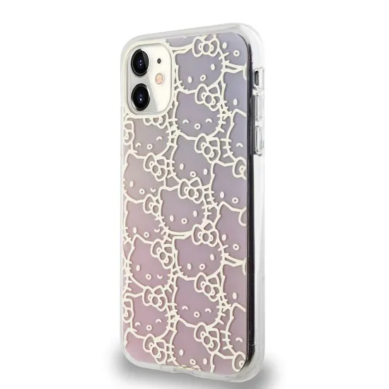 Husa pentru iPhone 11 - Hello Kitty Hardcase IML Gradient Electrop Crowded Kitty Head (HKHCN61HCHPEP) - Pink Husa pentru iPhone 11 - Hello Kitty Hardcase IML Gradient Electrop Crowded Kitty Head (HKHCN61HCHPEP) - Pink