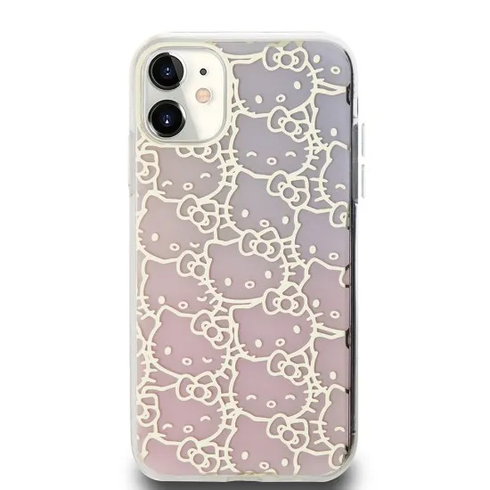 Husa pentru iPhone 11 - Hello Kitty Hardcase IML Gradient Electrop Crowded Kitty Head (HKHCN61HCHPEP) - Pink Husa pentru iPhone 11 - Hello Kitty Hardcase IML Gradient Electrop Crowded Kitty Head (HKHCN61HCHPEP) - Pink