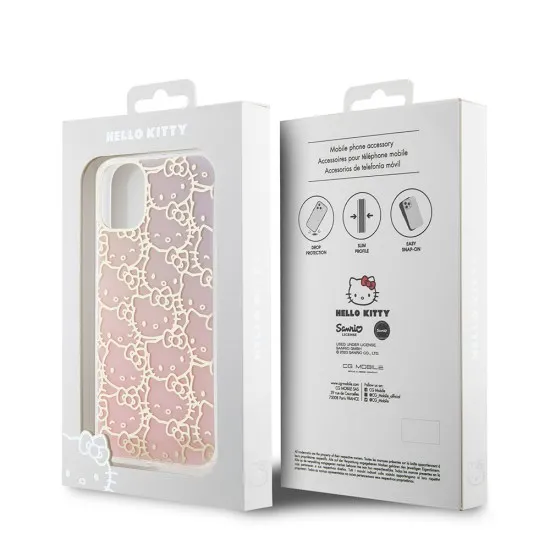 Husa pentru iPhone 11 - Hello Kitty Hardcase IML Gradient Electrop Crowded Kitty Head (HKHCN61HCHPEP) - Pink Husa pentru iPhone 11 - Hello Kitty Hardcase IML Gradient Electrop Crowded Kitty Head (HKHCN61HCHPEP) - Pink
