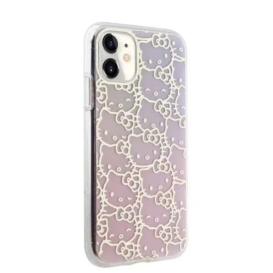 Husa pentru iPhone 11 - Hello Kitty Hardcase IML Gradient Electrop Crowded Kitty Head (HKHCN61HCHPEP) - Pink Husa pentru iPhone 11 - Hello Kitty Hardcase IML Gradient Electrop Crowded Kitty Head (HKHCN61HCHPEP) - Pink