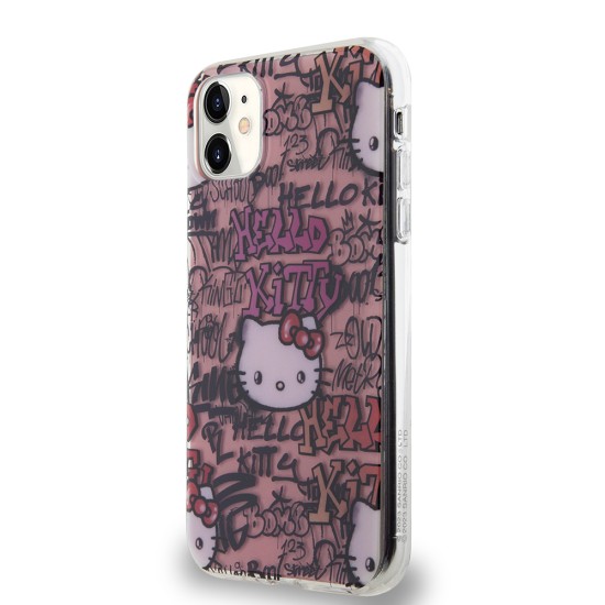 Husa pentru iPhone 11 - Hello Kitty Hardcase IML Tags Graffiti (HKHCN61HDGPTP) - Pink Husa pentru iPhone 11 - Hello Kitty Hardcase IML Tags Graffiti (HKHCN61HDGPTP) - Pink
