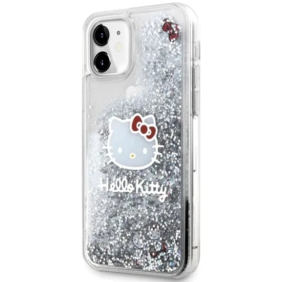 Husa pentru iPhone 11 - Hello Kitty Hardcase Liquid Glitter Charms Kitty Head (HKHCN61LIKHET) - Silver Husa pentru iPhone 11 - Hello Kitty Hardcase Liquid Glitter Charms Kitty Head (HKHCN61LIKHET) - Silver