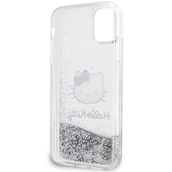 Husa pentru iPhone 11 - Hello Kitty Hardcase Liquid Glitter Charms Kitty Head (HKHCN61LIKHET) - Silver Husa pentru iPhone 11 - Hello Kitty Hardcase Liquid Glitter Charms Kitty Head (HKHCN61LIKHET) - Silver