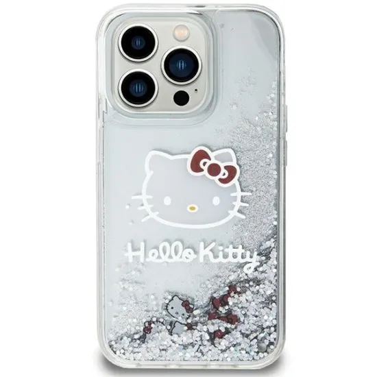Husa pentru iPhone 11 - Hello Kitty Hardcase Liquid Glitter Charms Kitty Head (HKHCN61LIKHET) - Silver Husa pentru iPhone 11 - Hello Kitty Hardcase Liquid Glitter Charms Kitty Head (HKHCN61LIKHET) - Silver