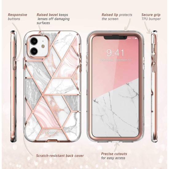 Husa pentru iPhone 11  - I-Blason Cosmo - Marble