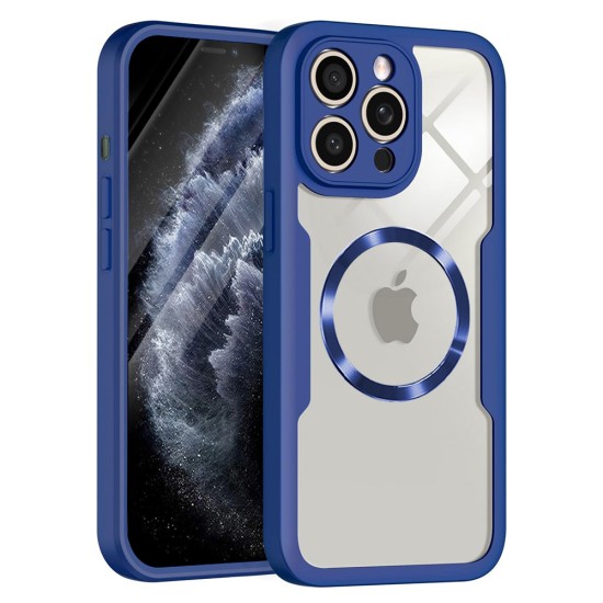 Husa pentru iPhone 11 Pro + Folie - Techsuit ColorVerse 360 MagSafe Series - Blue