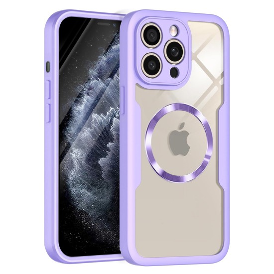 Husa pentru iPhone 11 Pro + Folie - Techsuit ColorVerse 360 MagSafe Series - Purple