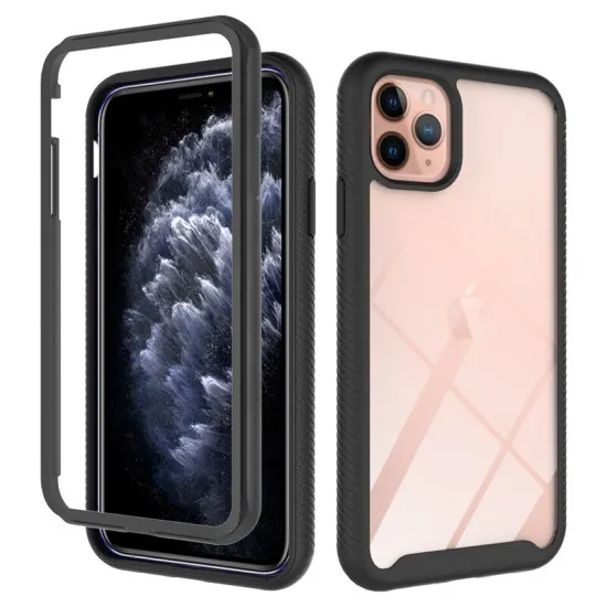 Husa pentru iPhone 11 Pro + Folie - Techsuit Defense360 Pro - Black Husa pentru iPhone 11 Pro + Folie - Techsuit Defense360 Pro - Black